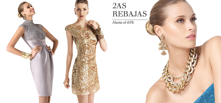 Rebajas en la colección de vestidos de fiesta Pronovias 2014