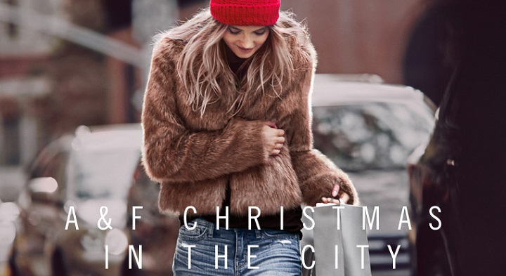 Christmas in the city Abercrombie and Fitch